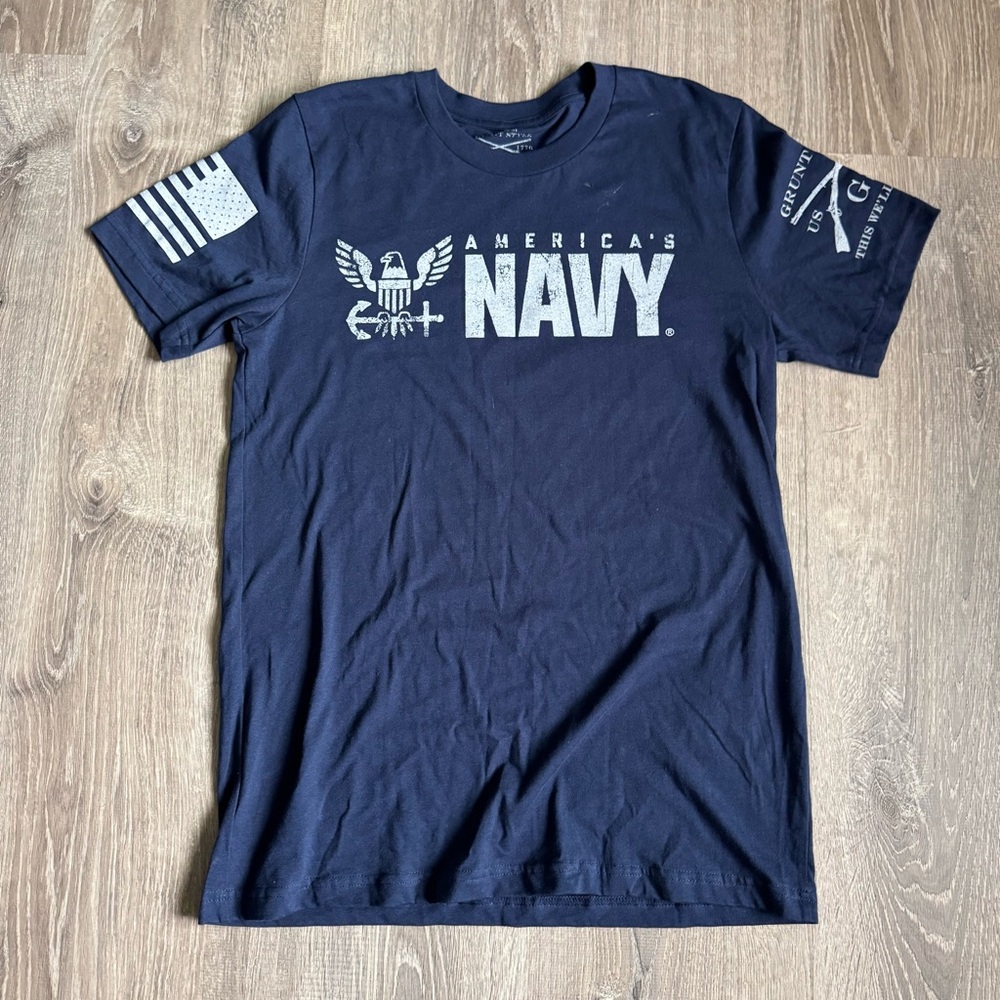 Grunt Style T-Shirt America’s Navy Blue | Small